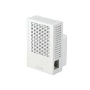 [商品名]エレコム 無線LAN中継器/11ac.n.a.g.b/867+300Mbps/ホワイト WTC-C1167GC-W代引き不可商品です。代金引換以外のお支払方法をお選びくださいませ。「電波が届かない」を解決し、テレワークやオンライン学習を快適に! ハイパワーアンテナ内蔵の11ac 867Mbps+300Mbps Wi-Fi中継器です。「電波が届かない」を解決し、テレワークやオンライン学習を快適に! ハイパワーアンテナ内蔵の11ac 867Mbps+300Mbps Wi-Fi中継器です。 業界初の離れ家モード搭載で、従来品では利用できなかった離れ家との接続も可能です。(特許出願中)●Wi-Fiルーターの電波を中継し、Wi-Fiのエリアを拡げる中継器です。インターネットが繋がりにくかった部屋にもWi-Fiの電波をしっかり届けてくれるので、テレワークやオンライン学習にも最適です。 ●Wi-Fiルーターとの距離が離れた部屋がある住宅や、鉄筋構造や断熱材、床暖房などWi-Fiの電波を通しにくい住宅にお住まいで、「Wi-Fiの電波が届かない、届きにくい」とお困りのお客様に最適です。 ●母屋と繋がっていない離れ家との通信は「屋外利用」として扱われるため、屋外利用禁止の電波も使う従来品では電波法違反になる可能性がありました。本製品は屋外利用が認められた電波帯域のみで動作する「離れ家モード(特許出願中)」を業界初搭載し、同環境でも安心してお使いいただけます。 ●Wi-Fiルーター(親機)との接続は、親機と本製品のWPSボタンを押すだけ。WPSを搭載した製品であれば、他社製品とも接続可能です。※WPSが搭載されていない製品の場合、本製品の管理画面上から設定を行うことで接続することが可能です。 ●本製品ランプの点灯状態でWi-Fiルーター(親機)との電波接続状況が分かるため、専用アプリ不要で最適な設置場所を簡単に探すことができます。 ●本製品を利用した実測値の検証では、木造3階建て1軒家で約4倍※1、鉄筋2LDKマンションで約5倍※2、通信速度を改善することができています。※1 木造3階建1軒家で1Fに11ac2x2のWi-Fiルーター、2Fに本製品を設置して、1Fから3Fへ通信した場合の5GHz通信速度 ※2 鉄筋2LDKマンションで11ac2x2のWi-Fiルーターと測定用子機を1番離れた場所に設置、中間地点に本製品を設置した場合の5GHz通信速度 ●壁面コンセントに直挿しするスタイリッシュなデザインです。接続にケーブルを必要としないので、家の中の中継地点に簡単に設置できます。コンパクトに設計されたデザインなので、一般的な2口コンセントの上側に差しても下側のコンセント口をふさぎません。 ●干渉が少なく、安定して通信が出来る5GHz帯(11ac/n/a)は867Mbps、壁や床などの障害物に強く、電波が遠くまで届きやすい2.4GHz帯(11n/g/b)は300Mbpsの高速通信に対応しています。(規格値) ●グループ会社であるDXアンテナのノウハウを活かしたハイパワー内蔵アンテナを搭載し、すっきりした見た目ながら快適な通信を実現します。配置や向きにこだわってアンテナを設計したことで、死角のない全方向に対して感度の良い快適な通信を実現し、スマート家電(Wi-Fiエアコン)やIoT端末などの電波も漏れなく拾って快適に接続できます。 ●1Gbps対応LANポート付きで、テレビやレコーダーなどの有線機器をWi-Fi化、イーサーネットコンバーターとしても利用できます。 ●バンドステアリング機能を搭載し、より快適な帯域(5GHz/2.4GHz帯)を自動で選択・接続します。 ●集中して電波を送信する「ビームフォーミングZ」により、iPhoneやAndroidなどの対応する端末では、離れた場所でも快適につながります。 ●複数端末に別々のデータを送信できるMU-MIMO機能搭載により、端末側がMU-MIMO対応であれば、最大2台の同時通信・処理が可能です。●対応OS(Windows):Windows 10(64/32bit) ●対応OS(Mac):macOS Catalina 10.15 / macOS Mojave 10.14 / macOS High Sierra 10.13 / macOS Sierra 10.12 / OS X El Capitan 10.11 / OS X Yosemite 10.10 ●対応OS(iOS):iOS 10.0 〜 14.0 ●対応OS(Android):Android 4.4 〜 10.0 ●セットアップツール対応ブラウザ:Internet Explorer 11、Edge、Chrome for Android、Safari for Mac OS、Safari for iOS、Safari for iPadOS ※ 標準搭載のWebブラウザーを使った初期設定(インターネット接続設定)のみ対応しています。 ●対応機器(無線LAN):iPhoneシリーズ、 iPadシリーズ、 Android端末、 各種ゲーム機(3DS/DSシリーズ、PSPシリーズ、PS Vitaシリーズ、PS3/4、Wii/Wii U、Nintendo Switch、Xbox360)、各種無線LAN搭載機器 ●有線規格:IEEE802.3ab(1000BASE-T) / IEEE802.3u(100BASE-TX) / IEEE802.3(10BASE-T) 準拠 ●有線コネクター:LAN : RJ-45型8極 × 1ポート ※全ポートAuto MDI/MDI-X、Auto-Negotiation対応 ●有線伝送速度:1000Mbps/100Mbps/10Mbps ●無線規格:IEEE 802.11ac / IEEE802.11n / IEEE 802.11a / IEEE 802.11b / IEEE 802.11g 準拠 ●無線伝送方式:IEEE802.11ac : MIMO-OFDM / IEEE802.11n : MIMO-OFDM / IEEE802.11g : OFDM / IEEE802.11b : DS-SS / IEEE802.11a : OFDM ●無線伝送速度(理論値):IEEE802.11ac : 最大867Mbps / IEEE802.11n : 最大300Mbps / IEEE802.11g : 最大54Mbps / IEEE802.11b : 最大11Mbps / IEEE802.11a : 最大54Mbps ●周波数帯域:2.4GHz帯 : 2,400〜2,484MHz、5.2GHz帯(W52) : 5,150〜5,250MHz、5.3GHz帯(W53) : 5,250〜5,350MHz、5.6GHz帯(W56) : 5,470〜5,725MHz ●チャンネル:2.4GHz帯 : 1〜13ch、5GHz帯(W52/W53/W56) : 36/40/44/48/52/56/60/64/100/104/108/112/116/120/124/128/132/136/140/144ch ●無線セキュリティ:WPA2 Personal(AES)、WPA Personal(TKIP) ●ビームフォーミング機能:ビームフォーミングZ対応 ●MU-MIMO機能:対応 ●設定方式:WPS 2.0対応 ●アクセス方式:インフラストラクチャー ●多段接続台数:2台 ※3台数以上での接続の場合、ご使用の環境により通信が不安定となる場合がございます。 ●搭載モード:通常モード/離れ家モード ●アンテナ(本数):内蔵アンテナ 2本 (2.4GHz/5GHz 共用) ●対応プロトコル:TCP/IP(IPv4) ●自動FW更新:対応 ●入力電圧:AC100〜240V±10% 〜 0.3A 50/60Hz ●消費電力(最大):6.0W ●電源コネクター:ACプラグ ●外形寸法(幅×奥行き×高さ):(W)約62.0×(D)約43.0×(H)約91.0mm(突起部除く) ●質量:約125g ●筐体材質(カラー):プラスチック(ホワイト) ●動作環境:温度 : 0℃〜40℃、湿度 : 10%〜85%(ただし結露なきこと) ●設置形態:コンセント直付け ●各種取得規格:VCCI Class B / TELEC / JATE ●保証期間:1年間 ●付属品:Wi-Fi中継器本体1台、各種マニュアル2枚、かんたんセットアップシート1枚※入荷状況により、発送日が遅れる場合がございます。