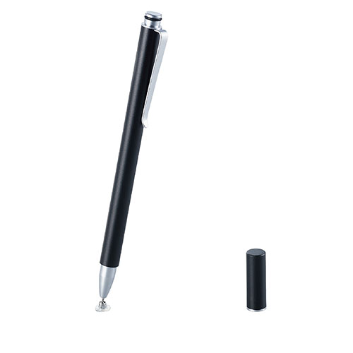 [商品名]エレコム スリムタッチペン P-TPSLIMDBK代引き不可商品です。代金引換以外のお支払方法をお選びくださいませ。透明なディスクタイプのペン先により、狙い通りに細かな操作ができるスリムタッチペンです。■ペン先直径が5.4mmで、...