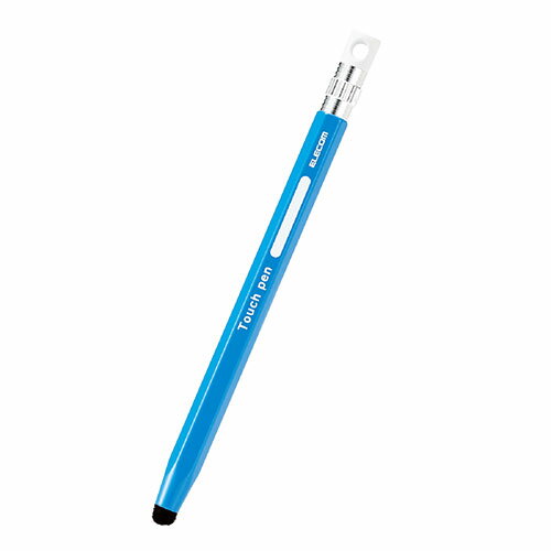 [商品名]エレコム 6角鉛筆タッチペン P-TPENCEBU代引き不可商品です。代金引換以外のお支払方法をお選びくださいませ。鉛筆と同じように親指、人差し指、中指の3点で軸を捉えられる、持ちやすい子ども向け鉛筆型タッチペンです。軽い力で滑らかな操作を叶える高密度ファイバーチップを採用しています。■鉛筆と同じ六角形なので転がりにくく、持ちやすい形状となっています。■一般的な鉛筆と同じ太さのため、ペンケースに収納が可能です。■名前を入れるスペースが付いており、お子様がタッチペンを紛失してしまうのを防ぎます。■高密度ファイバーチップにより、軽い力で滑らかな操作が可能です。■指先でのタッチ操作と違い、液晶画面を汚さずに操作可能です。■タッチ操作はもちろん、スライド操作も快適に行えます。■※フィルムの種類によっては、操作時にこすれ音が生じたり、ペンの反応が悪くなったりすることがあります。■ストラップホールがあります。■ペン先が劣化した際に別売のペン先(P-TIPC02)に交換できて、快適な操作感を維持できます。■対応機種:各種スマートフォン・タブレット ※特定のアプリ/ソフトをご使用の際に、専用タッチペンのみでの描写設定をされている場合はご使用できない場合があります。■外形寸法:長さ約120mm×ペン径約7mm、ペン先約5.5mm■材質:ペン先:シリコンゴム、ナイロン繊維、本体:アルミニウム■カラー:ブルー※入荷状況により、発送日が遅れる場合がございます。