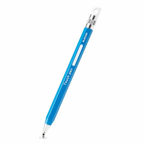 [商品名]エレコム 6角鉛筆タッチペン P-TPENDEBU お得 な 送料無料 人気代引き不可商品です。代金引換以外のお支払方法をお選びくださいませ。鉛筆と同じように親指、人差し指、中指の3点で軸を捉えられる、持ちやすい子ども向け鉛筆型タ...