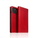 iPhone13 miniケース SLG Design Badalassi Wax case for iPhone 13 mini 手帳型ケース レッド SD22093i13MNRD オススメ 送料無料