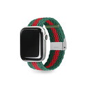 便利グッズ アイデア商品 EGARDEN LOOP BAND for Apple Watch 41/40/38mm グリーン&レッド EGD23114AW 人気 お得な送料無料 おすすめ