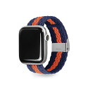 かわいい 雑貨 おしゃれ EGARDEN LOOP BAND for Apple Watch 45/44/42mm ネイビー&オレンジ EGD23120AW お得 な 送料無料 人気(2)