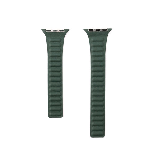 可愛い 雑貨 おしゃれ WEARPLANET Slim Line マグネットリンクバンド for Apple Watch 45/44/42mm Hooker's Green WP23193AWGR