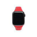 スリムライン、モダンなデザインのApple Watchレザーバンド 簡単なマグネット留めでフィット感抜群 WEARPLANET(ウェアプラネット)の「Slim Line マグネットリンクバンド」は、埋め込まれたマグネットで着脱が簡単に…(2)