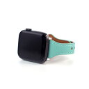 アイデア 便利 グッズ WEARPLANET Slim Line フラット本革バンド for Apple Watch 41/40/38mm Honeydew Mint WP23218AWMT お得 な全国一律 送料無料(2)