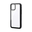 スマートフォン・タブレット・携帯電話 LEPLUS iPhone 12 mini ラウンドエッジガラスシェルケース SHELL GLASS Round ブラック LP-IS20SGRBK オススメ 送料無料