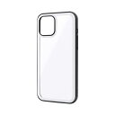 iPhone LEPLUS iPhone 12 Pro Max ラウンドエッジガラスシェルケース SHELL GLASS Round ホワイト LP-IL20SGRWH おすすめ 送料無料 おしゃれ