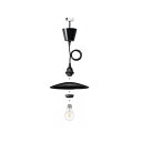 照明器具 【5個セット】 YAZAWA レトロペンダントランプ付きペンダントライト ブラックPDR04L01BKX5 おすすめ 送料無料 おしゃれ