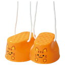 一般玩具 外遊び かわいいねこ柄のぽっくり 【商品サイズ(単位mm)】 97×113×67mm、ひも:約1.37m 【重量】 92g 【材質】 ポリエステル、PP 【包装形態】 袋 【包装サイズ】 110x140x95mm 【生産国】 中国(4)