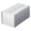 パソコン周辺機器 【5個セット(50枚×5)】 サンワサプライ Blu-ray・DVD・CDケース(スリムタイプ・50枚セット・ホワイト) FCD-PU50MWN2X5 おすすめ 送料無料 おしゃれ