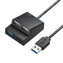 USB3.0×1ポート、USB2.0×2ポートのコンボタイプUSBハブ+カードリーダー USB3.2Gen1×1ポート、USB2.0×2ポートのコンボハブにmicroSDカードスロットが付いた便利なハブです ワイヤレスマウスのレシーバーなどUSB…