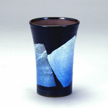 おすすめの 便利アイテム 通販 九谷焼 ビアカップ 250cc 銀彩 青色 N126-05 使いやすい 一人暮らし 新生活