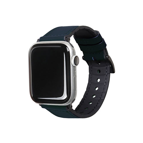 iPhone 商品 EGARDEN GENUINE LEATHER STRAP AIR for Apple Watch 41/40/38mm Apple Watch用バンド ディープグリーン EGD20597AW オススメ 送料無料 おしゃれ