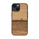 可愛い 雑貨 おしゃれ Man Wood 天然木ケース for iPhone 14 Plus Terra 背面カバー型 I23636i14M お得 な 送料無料 人気