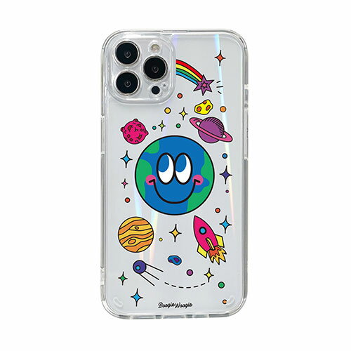 可愛い 雑貨 おしゃれ BOOGIE WOOGIE オーロラケース for iPhone 14 Pro Earth 背面カバー型 BW24111i14P お得 な 送料無料 人気