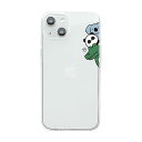 [商品名]Dparks ソフトクリアケース for iPhone 14 のぞき 背面カバー型 DS24118i14代引き不可商品です。代金引換以外のお支払方法をお選びくださいませ。ユニークなかわいいイラスト/透明感あるクリアケース/変色しに...