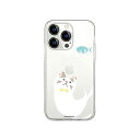 iPhone14 Pro ケース 商品 abbi FRIENDS 公式ライセンス品 ターチャンソフトクリアケース for iPhone 14 Pro 魚とターチャン 背面カバー型 ABF24245i14P オススメ 送料無料