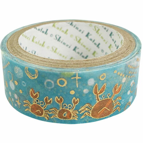 雑貨 関連商品 【5個セット】 シール堂 宮沢賢治幻燈館 きらぴかマスキングテープ やまなし ks-dt-10106X5 おすすめ 送料無料 おしゃれ