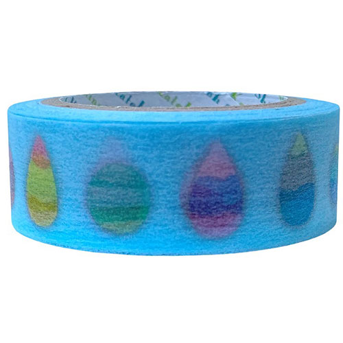 かわいい 雑貨 おしゃれ 【5個セット】 シール堂 日々是和紙てーぷ 虹の雫 ks-wt-40006X5 お得 な 送料無料 人気