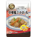 [商品名]アルファフーズ UAA食品　美味しい防災食　中華風ミートボール120g×50食代引き不可商品です。代金引換以外のお支払方法をお選びくださいませ。製造後常温で5年間の保存が出来て、常温のままでもお召し上がりいただけます。温める場合は、開封せず湯せんで7〜8分温めてお召し上がりください。海や山へのレジャーに携行する携行食としても、日常食としてもご活用いただけます。サイズ個装サイズ：45×30×21cm重量個装重量：7000g仕様賞味期間：製造日より2,010日生産国日本※入荷状況により、発送日が遅れる場合がございます。製造（販売）者情報【製造者】マリンプロ株式会社宮城県石巻市北村字大尻三3-1fk094igrjs