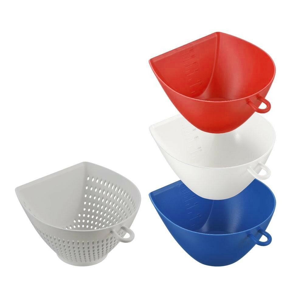 調理用品 関連 切った食材をサッとすくえる、ボウルとザルのセット!!