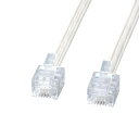 暮らし プレゼント 実用的 エコロジー電話ケーブル(ホワイト・5m) TEL-E4-5N2 お祝い ギフト 人気 ブランド お洒落
