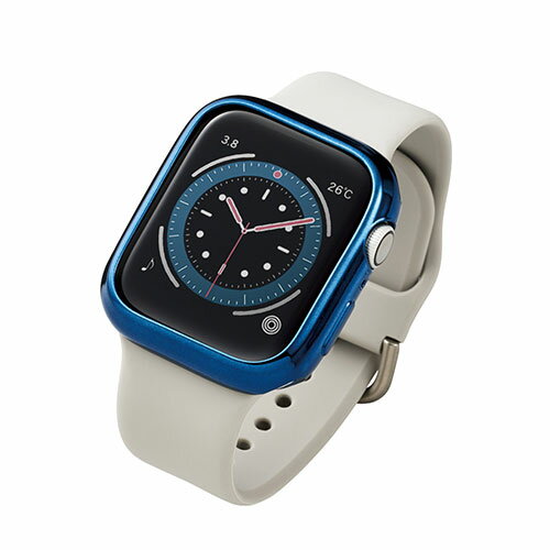 iPhone エレコム Apple Watch44mm用ソフトバンパー AW-20MBPUNV おしゃれ