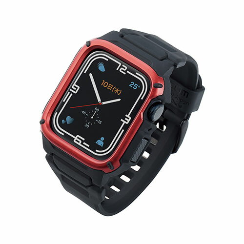 Apple Watch用アクセサリ関連 エレコム Apple Watch41mm用ZEROSHOCK バンパーバンド一体型 AW-21BBBZERORD オススメ 送料無料