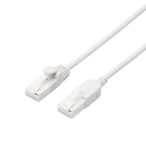 エレコム スイングコネクターLANケーブル(Cat6A準拠) LD-GPATSW/WH100 人気 商品 送料無料