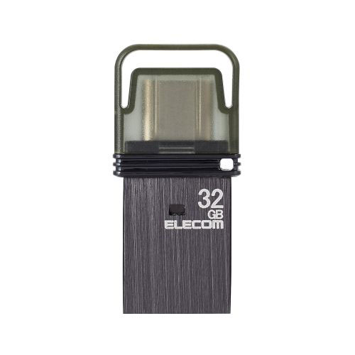 エレコム キャップ式USB Type-C(TM)メモリ ブラック MF-CAU32032GBK 人気 商品 送料無料