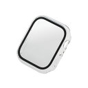 Apple Watch用アクセサリ関連 エレコム Apple Watch 45mm用フルカバーケース プレミアムゴリラガラス 高透明 AW-22AFCGOCR オススメ 送料無料