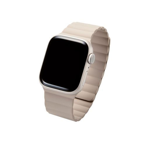アイデア 便利 グッズ エレコム Apple Watch用マグネットバンド (41/40/38mm) AW-41BDMAGBE お得 な全国一律 送料無料