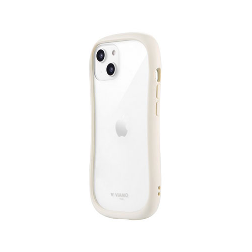 アイディア 便利 グッズ LEPLUS NEXT iPhone 14/13 耐傷・耐衝撃ハイブリッドケース ViAMO freely ミルクホワイト LN-IM22VMFWH