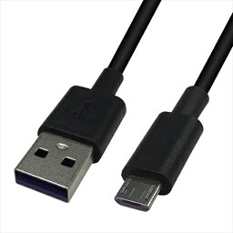 パソコン周辺機器関連 20個セット Lazos USB - microUSB 2A ケーブル　ブラック　2m L-MC-BK2X20 おすすめ 送料無料 おしゃれ