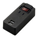 照明器具関連 5個セット YAZAWA ブレーカースイッチ付1AC2USB2.4Aブラック H6BKS3102UBKX5 オススメ 送料無料