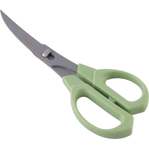 刃体がカーブしている事で2本の刃長が変わり、包丁のように引いて切る効果(引切り効果)が生まれ、スムーズな切れ味を実現します。 ・ハサミを分解できるため、隅々まで...