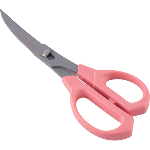 雑貨品関連 ニッケン刃物 キッチンハサミ CURVEST ピンク CU-18P オススメ 送料無料