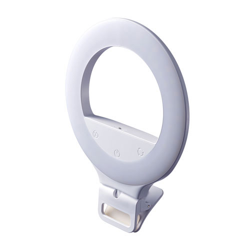 サンワサプライ LEDリングライト (クリップタイプ) LED-CLP2UW 商品