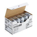 ラベル関連 キングジム テプラPROテープエコパック 白ラベル 5個入 SS24K-5P オススメ 送料無料