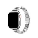TF7の「イージーアジャスト メタルバンド」は、シンプルながら使いやすさにこだわった、デイリー使いに最適なApple Watch専用メタルバンドです シンプルで着用感が良い スリムメタルバンド 金属パーツの幅をバックル…(2)