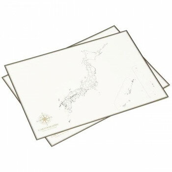 かわいい 雑貨 おしゃれ 大人の白地図 カルトグラフィー ポスター・A3サイズ 日本 5枚入×3セット CG-A3J お得 な 送料無料 人気 おしゃれ