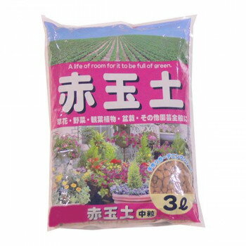 通販 送料無料 あかぎ園芸 赤玉土 中粒 3L 10袋 おもしろ お洒落な おしゃかわ 雑貨