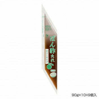 かぼす果汁とかつおぶしエキスの旨味が効いたぽん酢をゼリー状に仕上げました。寿司などの上に絞りだしてご使用いただき時間が経ってもご飯に染み込み難い物性です。 生産国:日本 賞味期間:180日