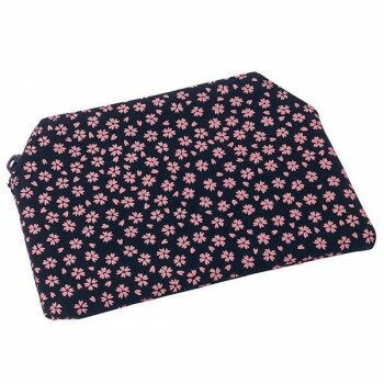 印伝調ファスナー付念珠袋 小桜ピンク