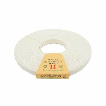 ハマナカエコクラフトシリーズには、お米などの穀物の袋、又は牛乳パックの再生紙を使用しております。農薬や肥料の袋は一切使用しておりません。竹や籐に比べて柔軟性があり、切る・割く・接着するなどの加工性に優れています。カゴ、バッグ、小物入れなどアイデア次第で作品づくりの幅が広がります。※「エコクラフト」はハマナカ株式会社の登録商標です。※お色はできるだけ商品に近づけるよう表現しておりますが、閲覧環境により実際の色と異なる場合がございますので予めご了承下さい。サイズ30m巻・巾約15mm個装サイズ：21.5×21.5×1.5cm重量個装重量：320g素材・材質パルプ(再生紙)100%仕様こより12本付生産国日本(A)おまけつき（商品とは関係ありません）別送fk094igrjs