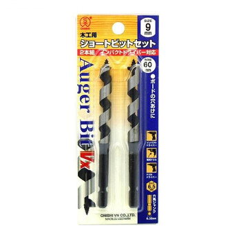 板及びボードの穴あけに最適。インパクトドライバー(12V以上)での使用は引き込みネジのピッチを細かくし、ネジ山を小さくすることにより抵抗を少なくしΦ21mmまでの穴あけ加工が可能です。サイズサイズ(D):9.0mm、全長(L):110mm、溝長(T):60mm、チャック径(d):6角軸6.35mm個装サイズ：6.0×16.0×1.5cm重量個装重量：64g仕様2本組生産国ベトナム(B)おまけつき（商品とは関係ありません）別送fk094igrjs