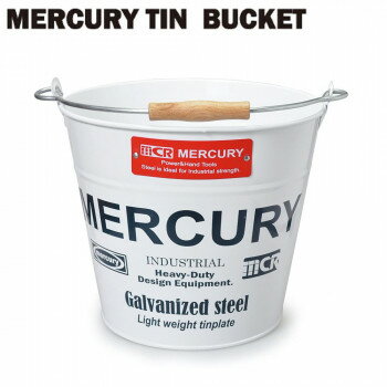 キーストーン マーキュリー ブリキバケツ レギュラー ホワイト MEBUBRWH