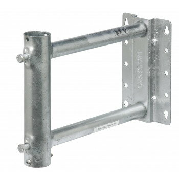 マスプロ電工 サイドベース UHFアンテナ(1台)設置用 適合マスト22〜25.4mm 溶融亜鉛メッキ SB22S 工具 ..