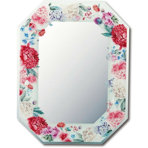 ユーパワー NATURAL STYLE FGデザイン 八角ミラー 「ダリア」 FM-05081